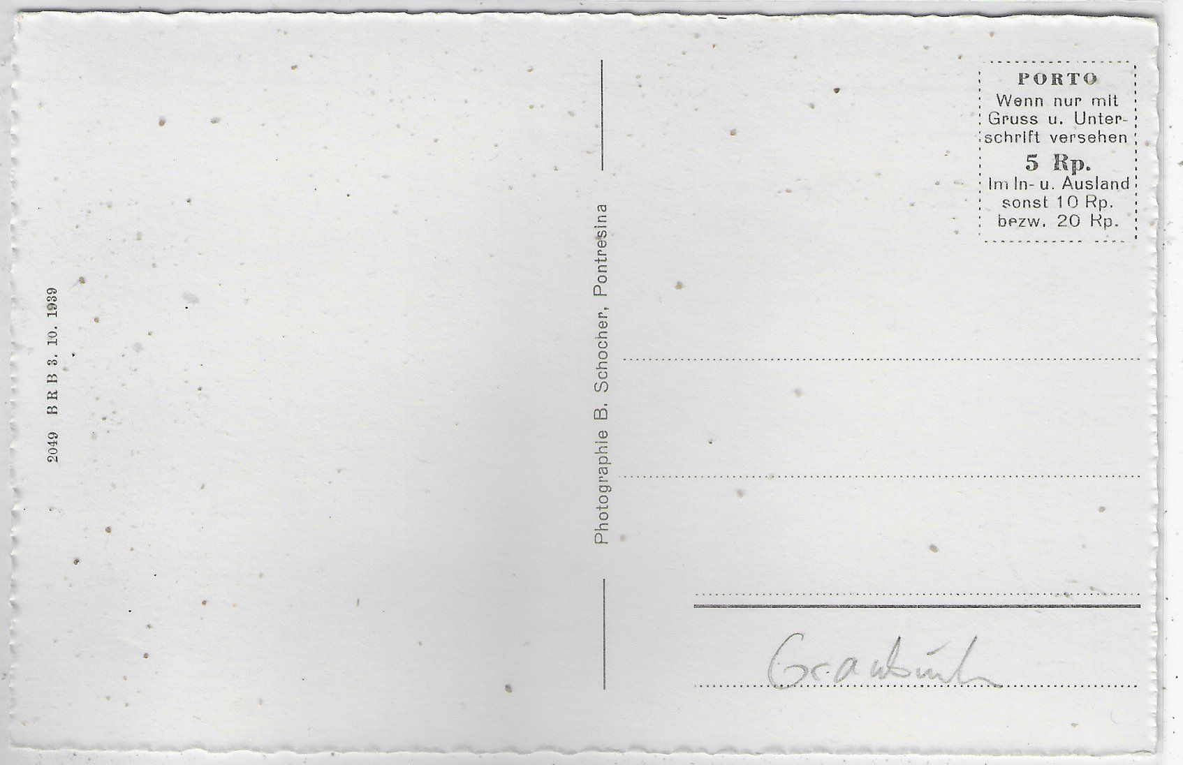 Cartoline postali: Bernina-Gruppe und Morteratschgletscher – Usato da Ettingen venduto da Kartenplanet 1