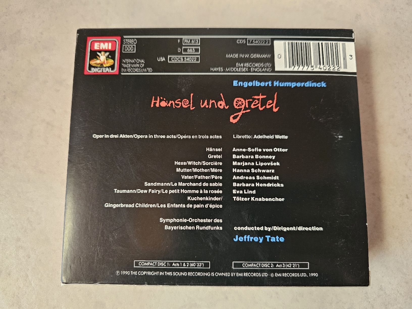 CD: Engelbert Humperdnick  -  Hänsel & Gretel / BOX – Usato da Schneisingen venduto da backstore24 1