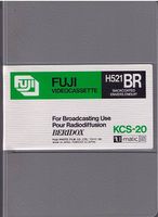 Videocassettes U-matic FUJI H521 BR KCS-20