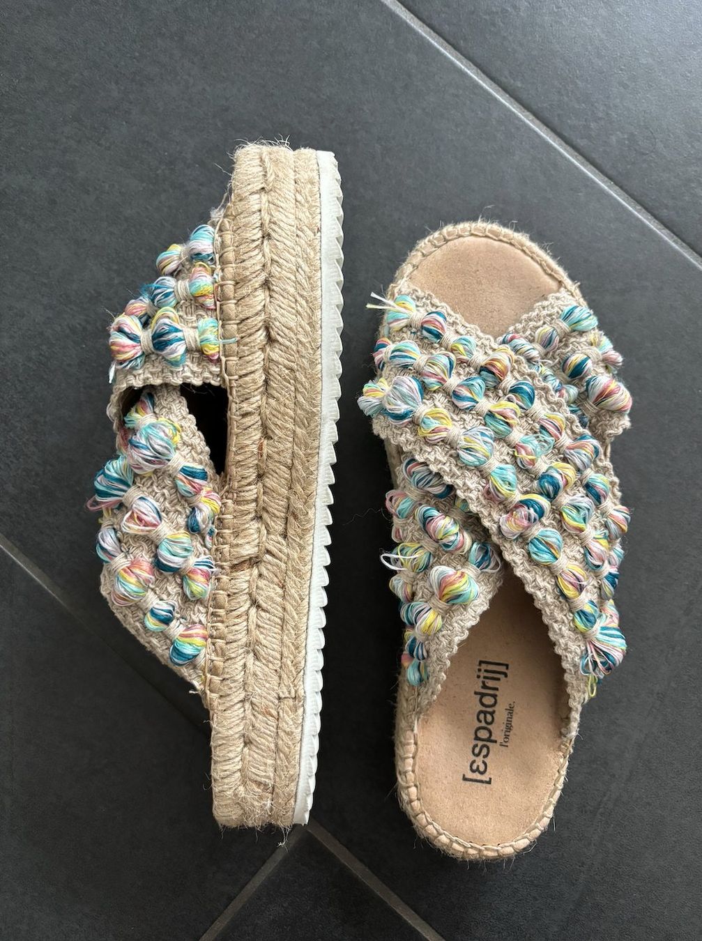 Damenschuhe: Espadrij Sandale Croisette Boho Beige – Gebraucht aus Zürich von jas_5mwh