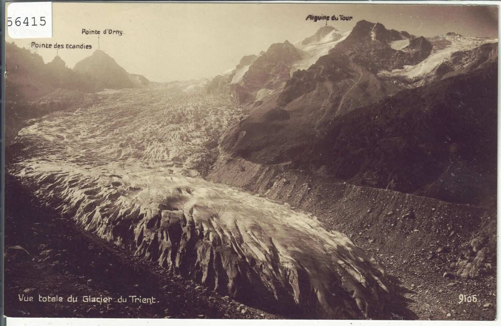 Ansichtskarten: Vue totale du Glacier du Trient – Gebraucht aus Ettingen von Kartenplanet