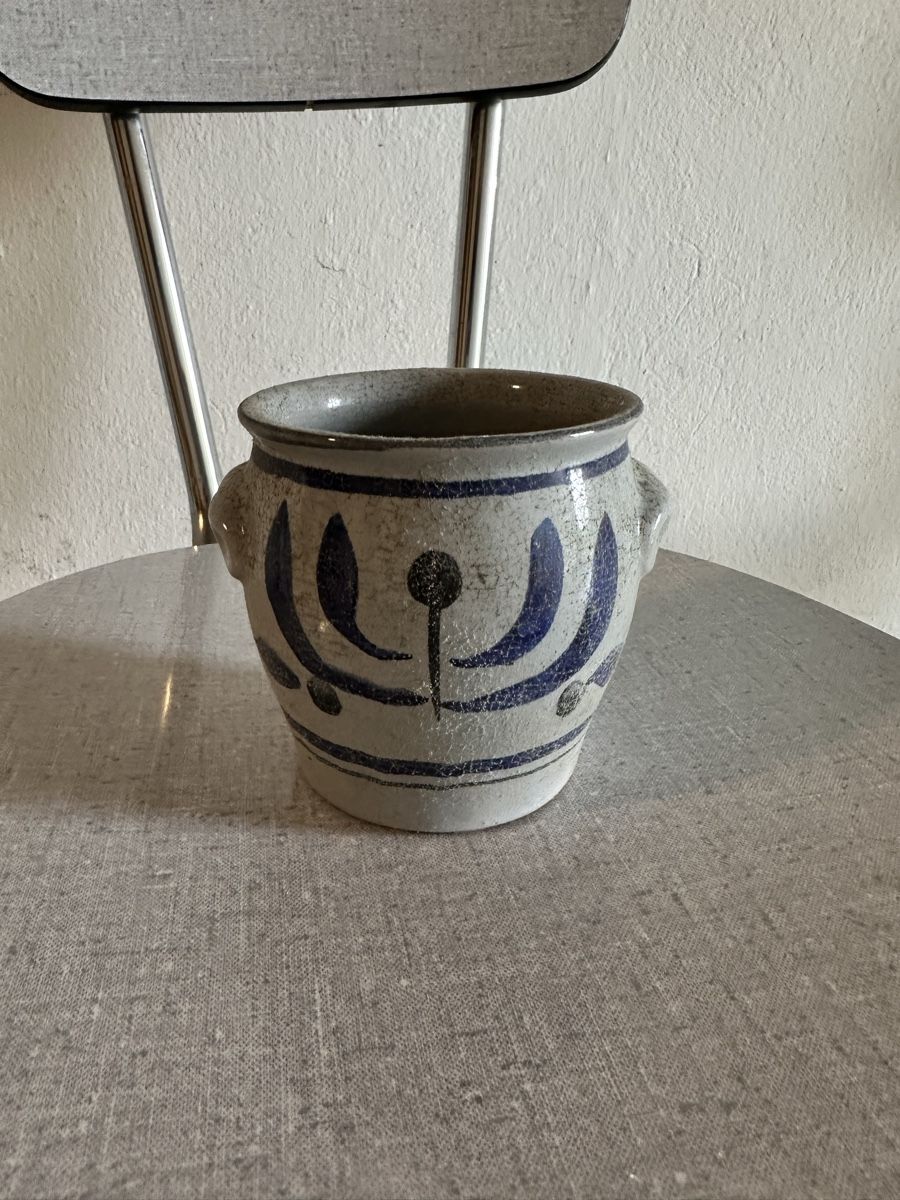 Pentole: Vintage  Topf / Übertopf mit Henkel, hellblau 49 – Usato da Zürich venduto da isa_yzc7