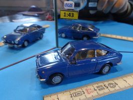 Fiat 850 Coupe 1969 1-43 (ohne Box) olo 261 CH Blau