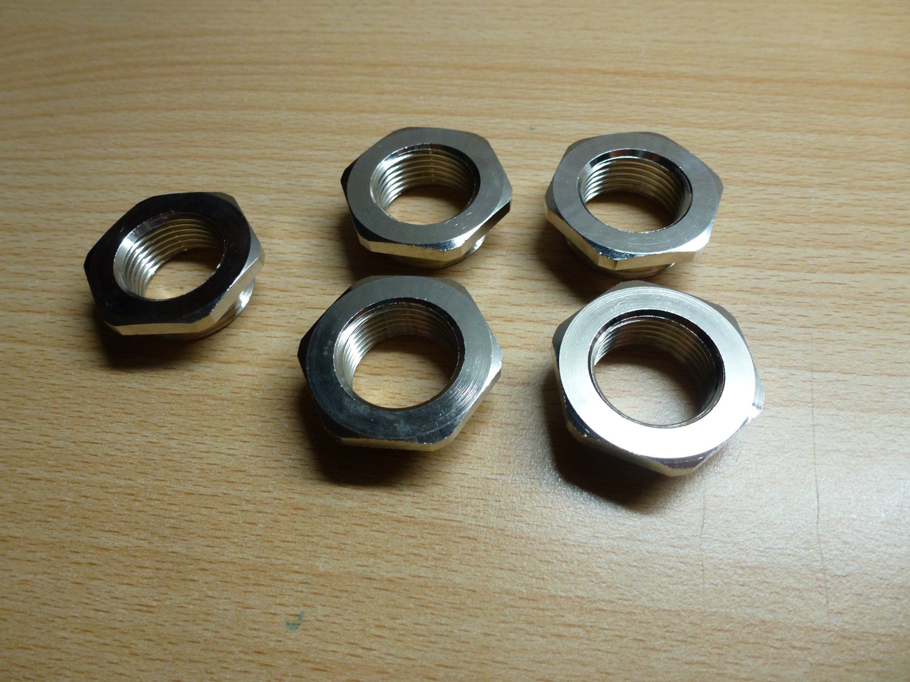 Spine: 5St. Reduktionsflansch M25/M20 Metall – Nuovo (secondo la descrizione) da Hombrechtikon venduto da HGK50 1