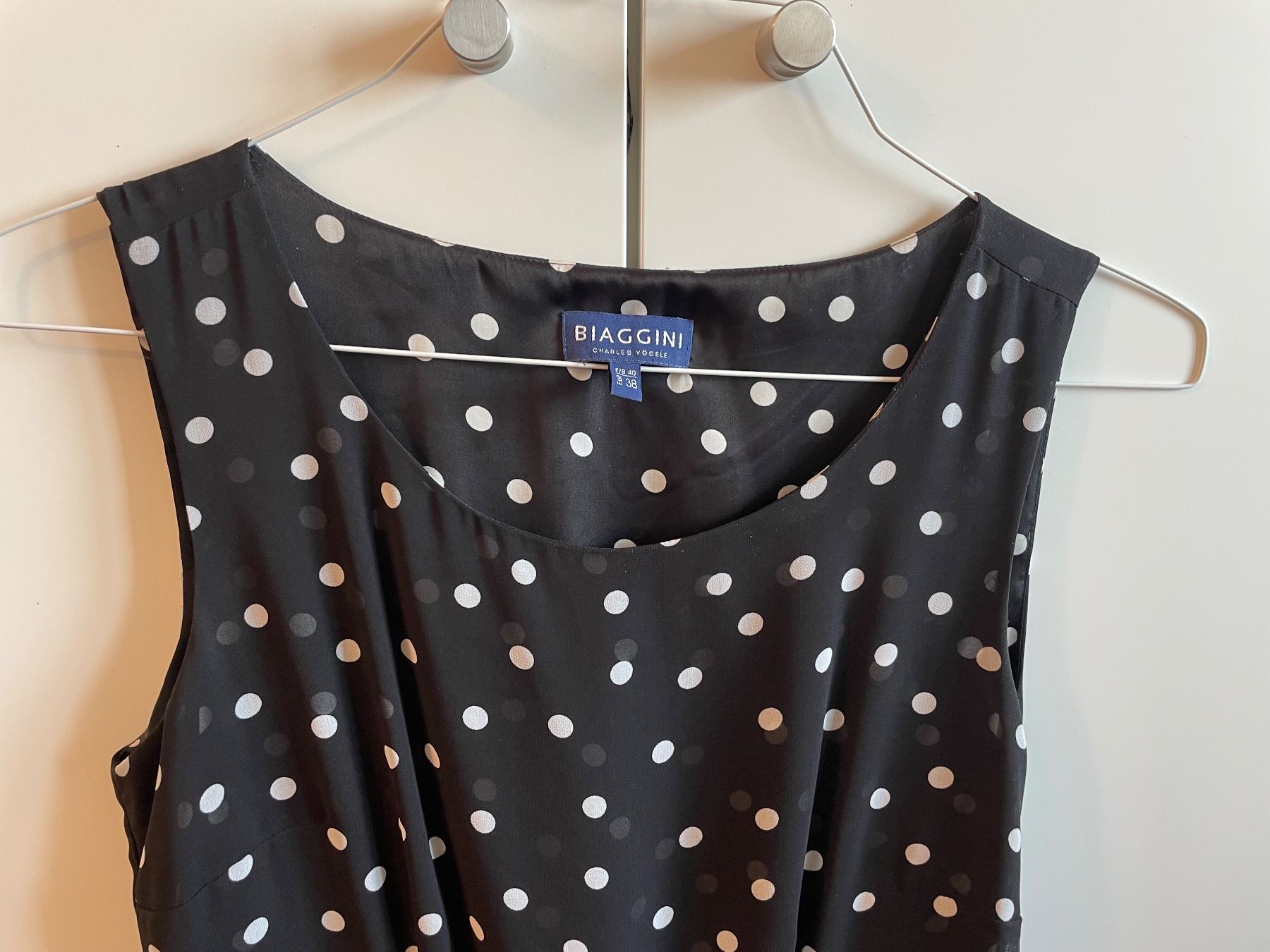 Vestiti: Kleid mit Polkadots Schwarz/weiss Gr. 38 – Usato da Gockhausen venduto da AnneT07 2