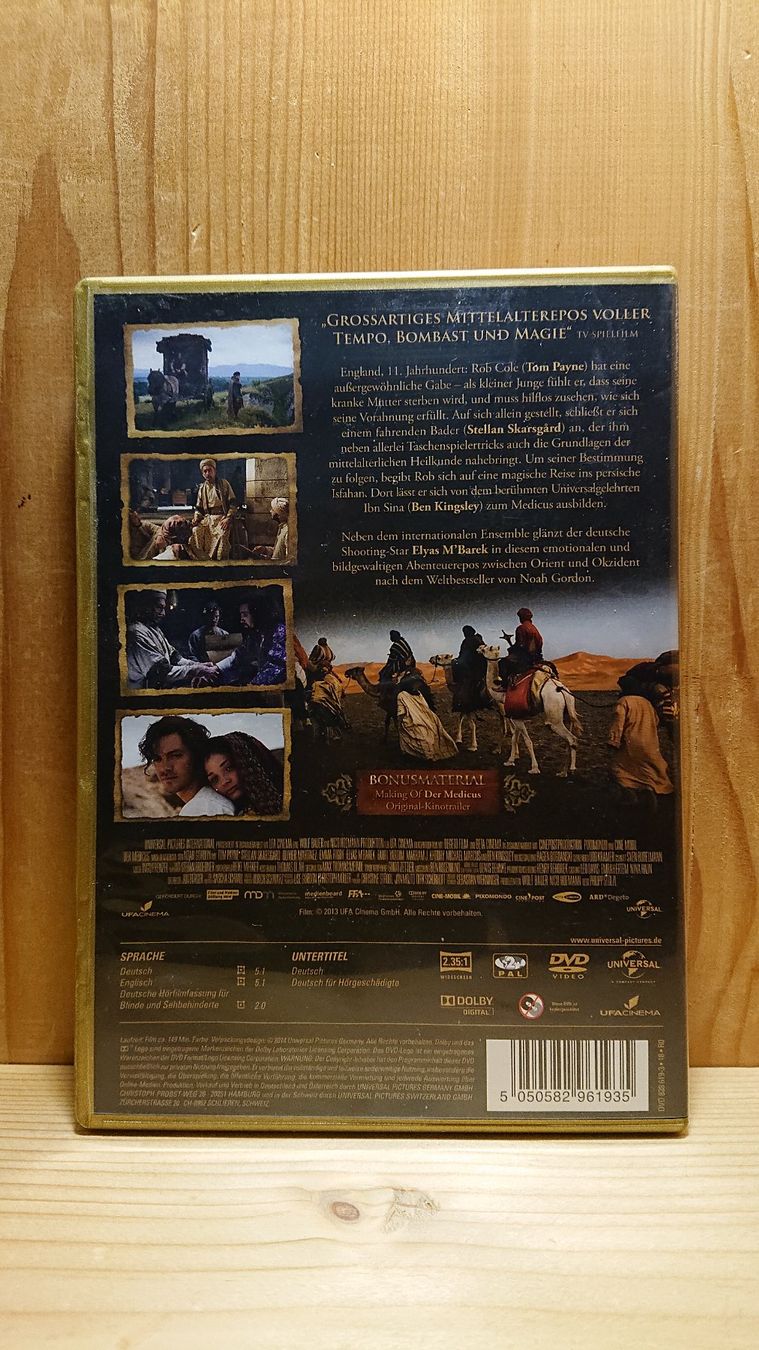 Tutti i DVDs: DER MEDICUS DVD mit Ben Kingsley – Usato da Wilderswil venduto da Exebub 1