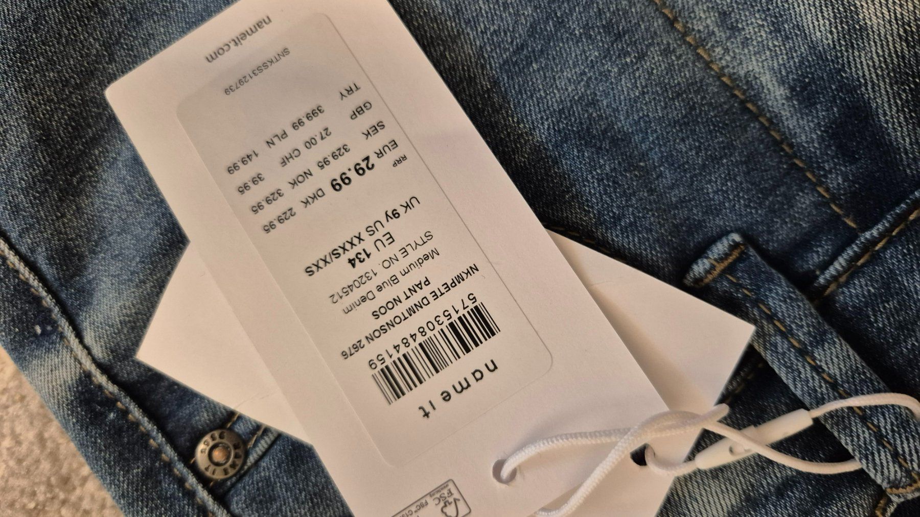 Name It Pantaloni: Jeans von Name it "Pete" Gr. 134 neu – Nuovo e nell'imballaggio originale da Baar venduto da rebeli6340 1