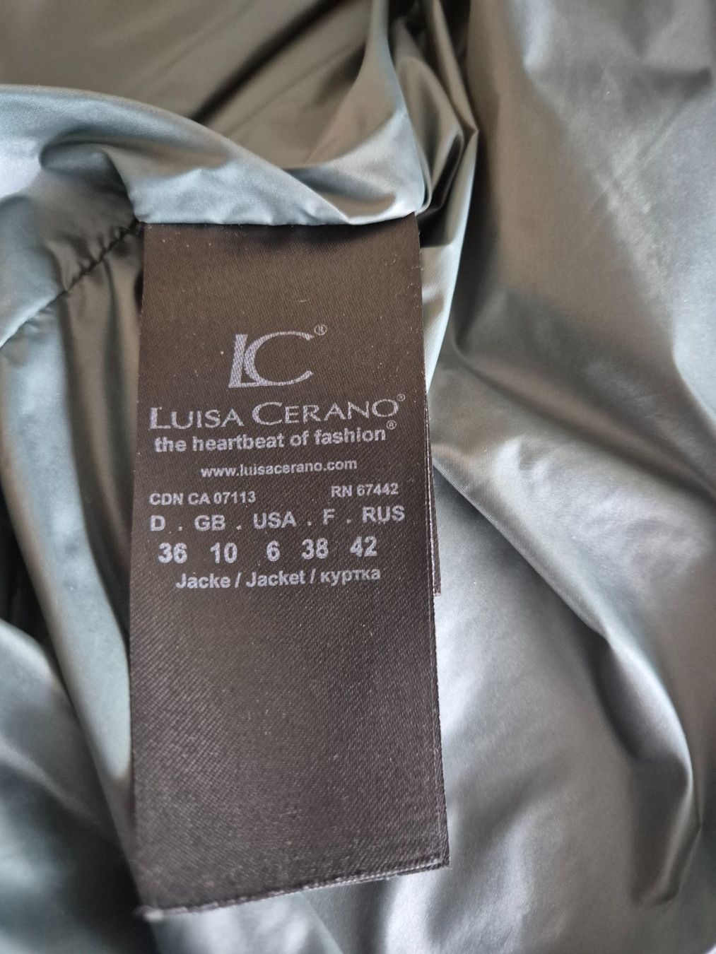 Luisa Cerano Giacche: Luisa Cerano Steppjacke Gr. 36 oversized – Usato da Willisau venduto da dor_xp9g 7
