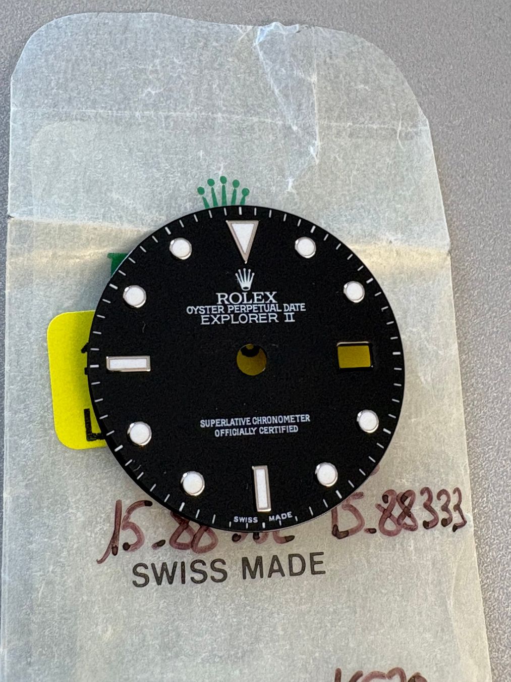 Rolex Orologi: Rolex Explorer II 16570 Zifferblatt Original – Nuovo e nell'imballaggio originale da St. Margarethen TG venduto da rattrapante