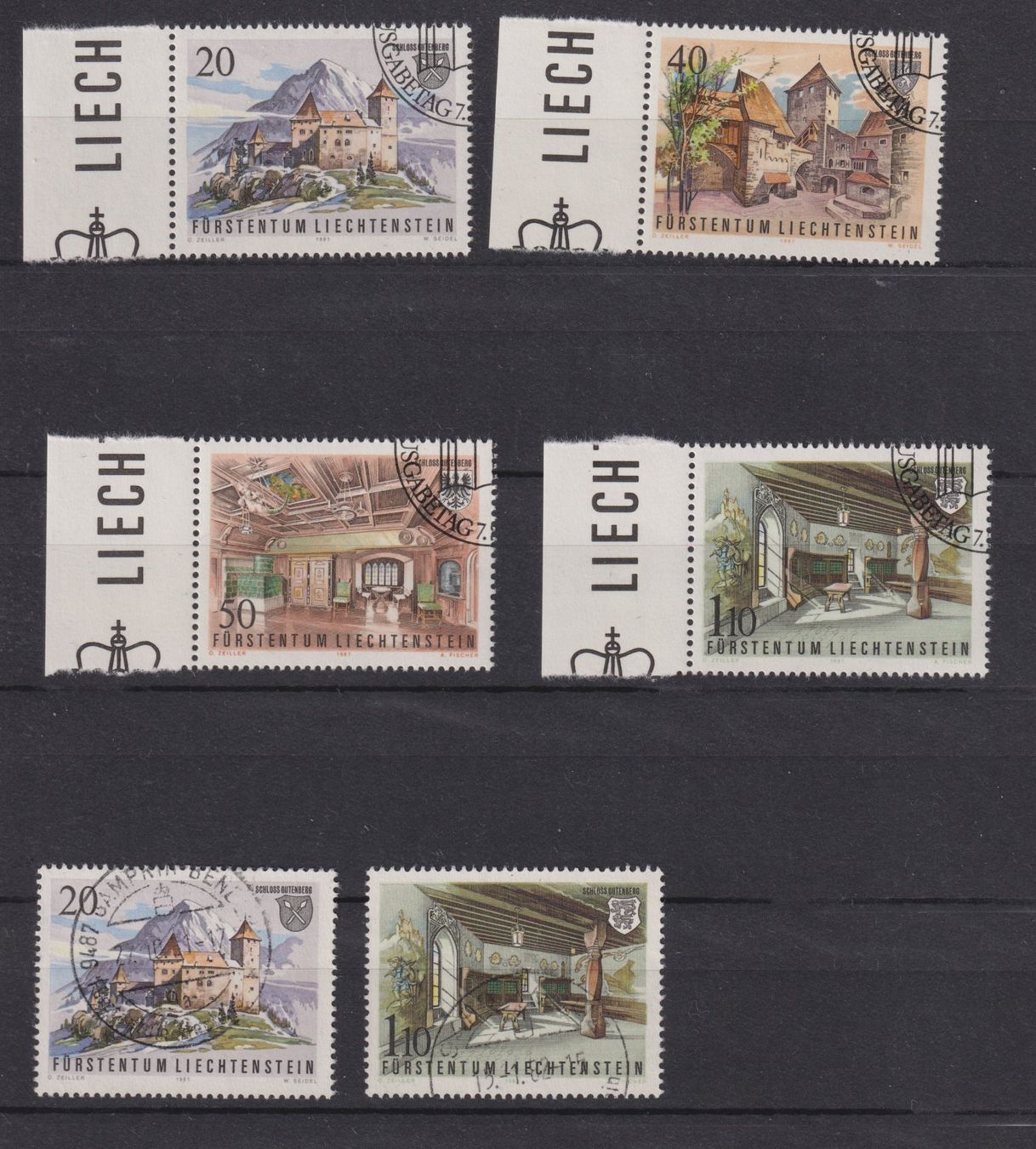 Tous les timbres: FL Landschaftsbilder divers – D'occasion à Bellach par qsearch 1