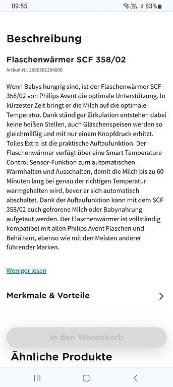 Cibi & Specialità: Flaschenwärmer Philips Avent – Usato da Düdingen venduto da RebeccaR01 1