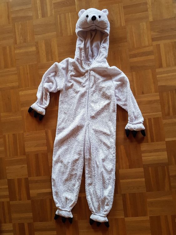 Narrenkiste Kuh-Kostüm Weste Für Kinder - Größe 116-128, Weiß-schwarz, Aus Polyester