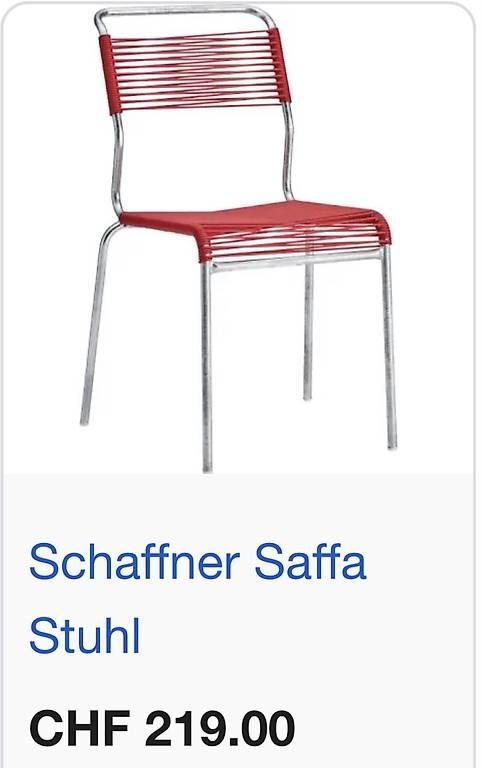 Sedie: Schaffner Säntis Spaghettistuhl – Usato da Aarau venduto da yan_h2cs 3