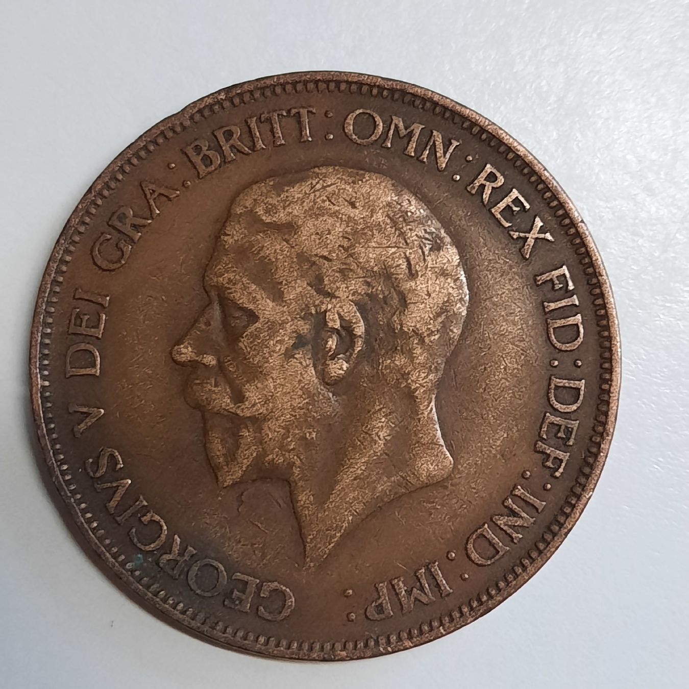 Tutti le monete: ONE PENNY King Georges V , 1928, GB – Usato da Nottwil venduto da mar_jqm7 1