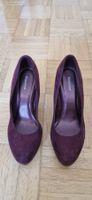 Pumps Highheels, mehrere Lila geschlossen, Rot, Schlangenled
