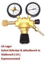 01607 - Druckminderer Argon CO2 MIGMAG WIG mit Absperrventil