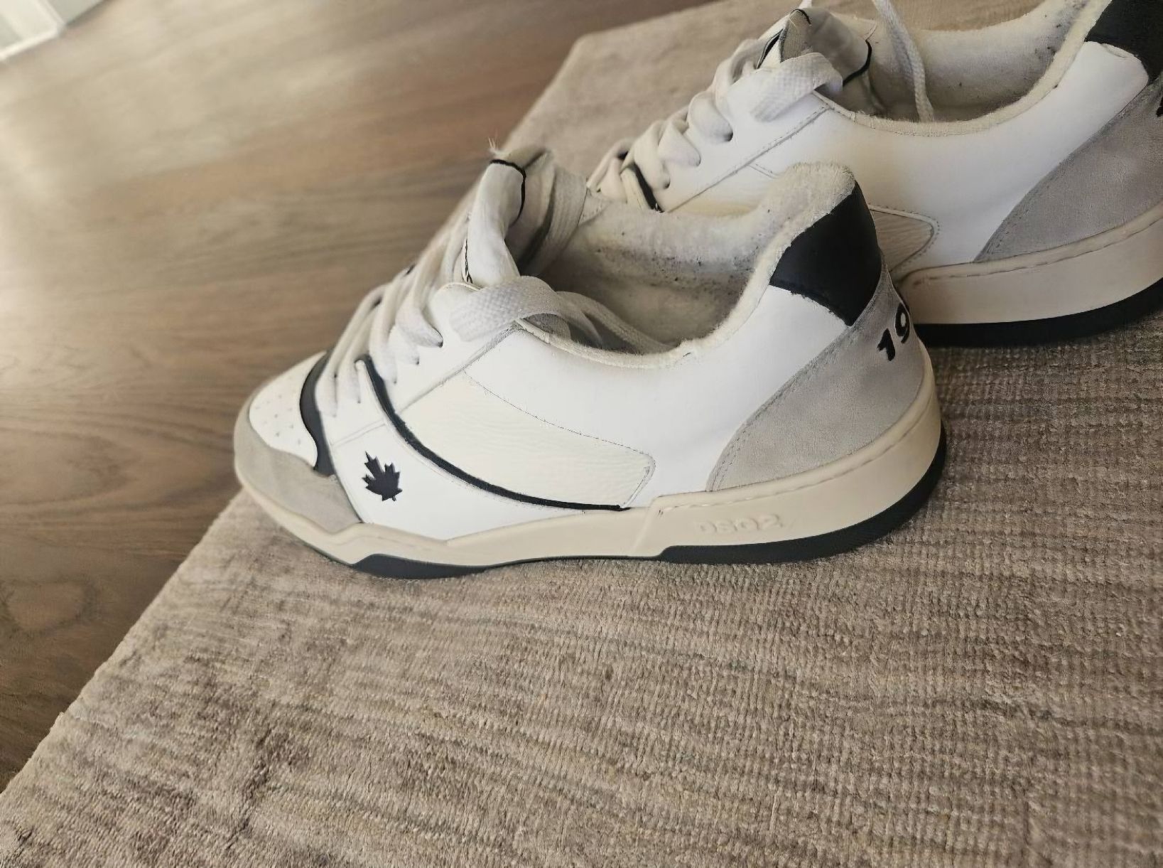 Dsquared2 Scarpe da uomo: DSQUARED2 Spiker Sneakers aus Leder – Usato da Aesch ZH venduto da Chrizz7 3