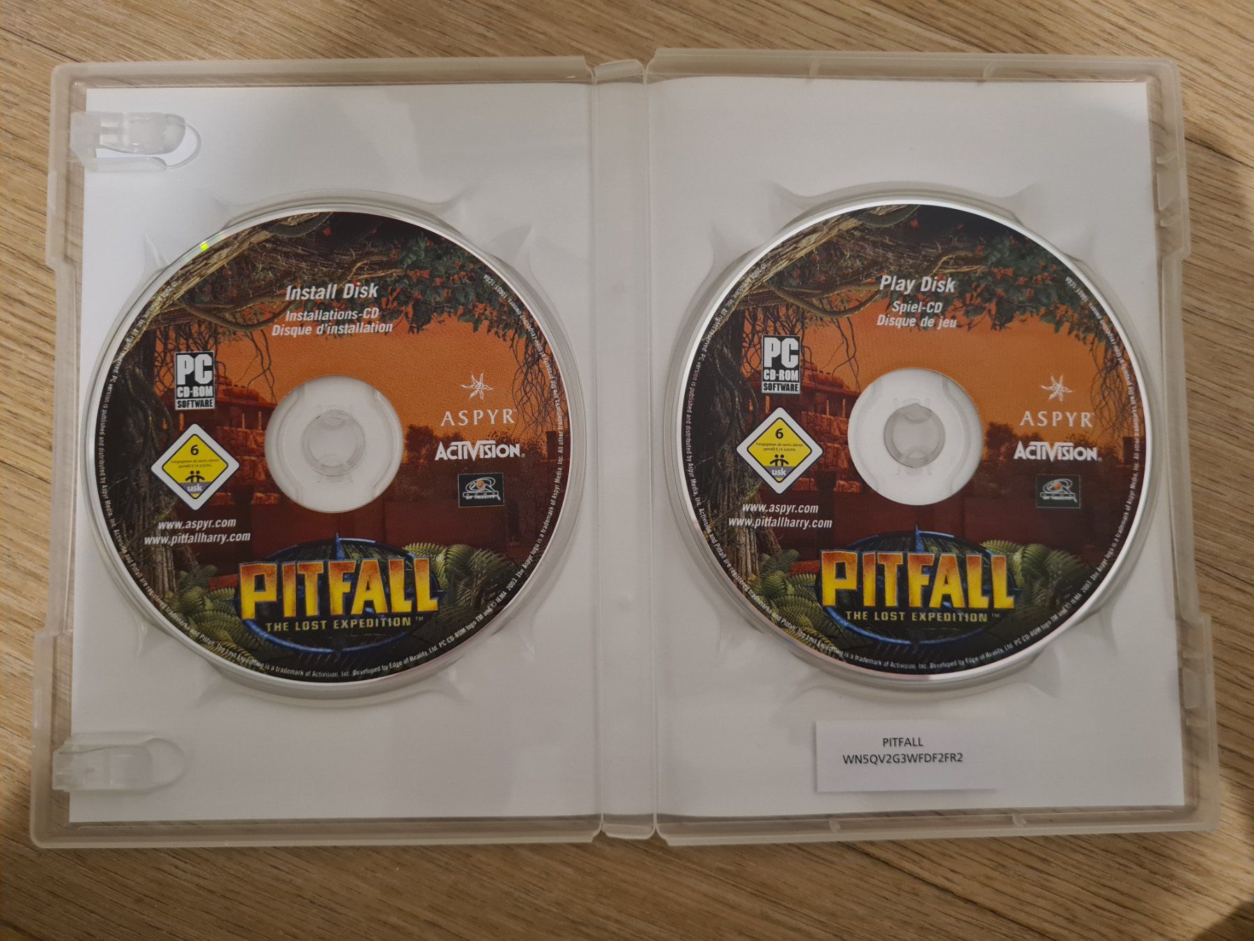 Giochi: Pitfall L'expedition Perdue (2 CD) (French) - PC – Usato da Carouge GE venduto da Gasco 2