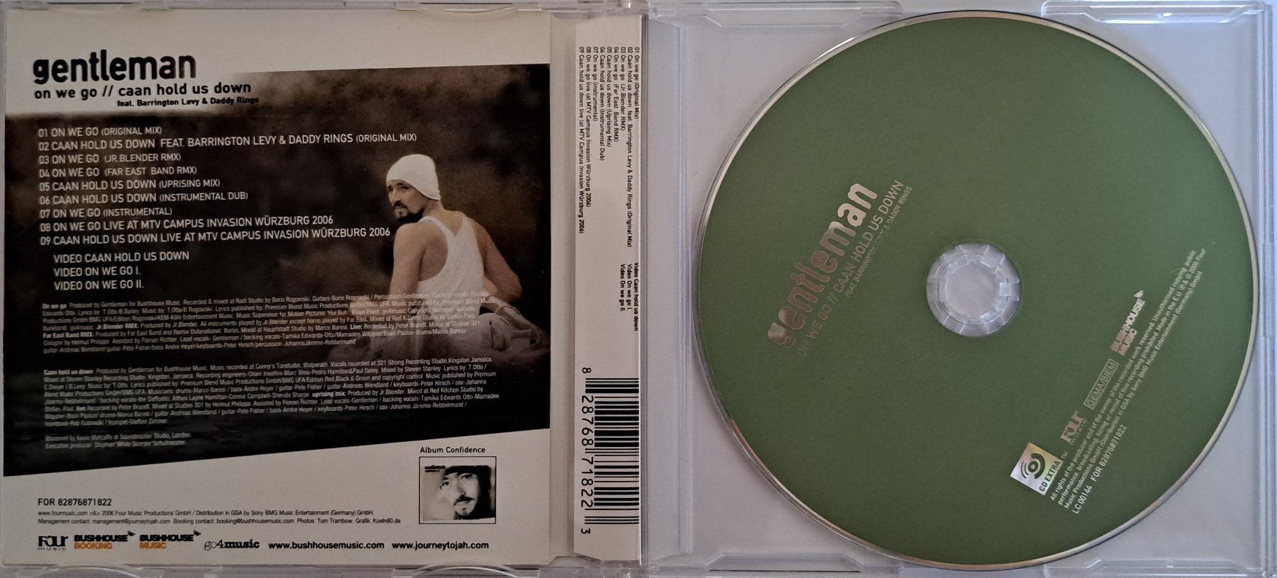 CD: Gentleman - on we go // caan hold us down – Usato da Tenniken venduto da mik_6mxg 7
