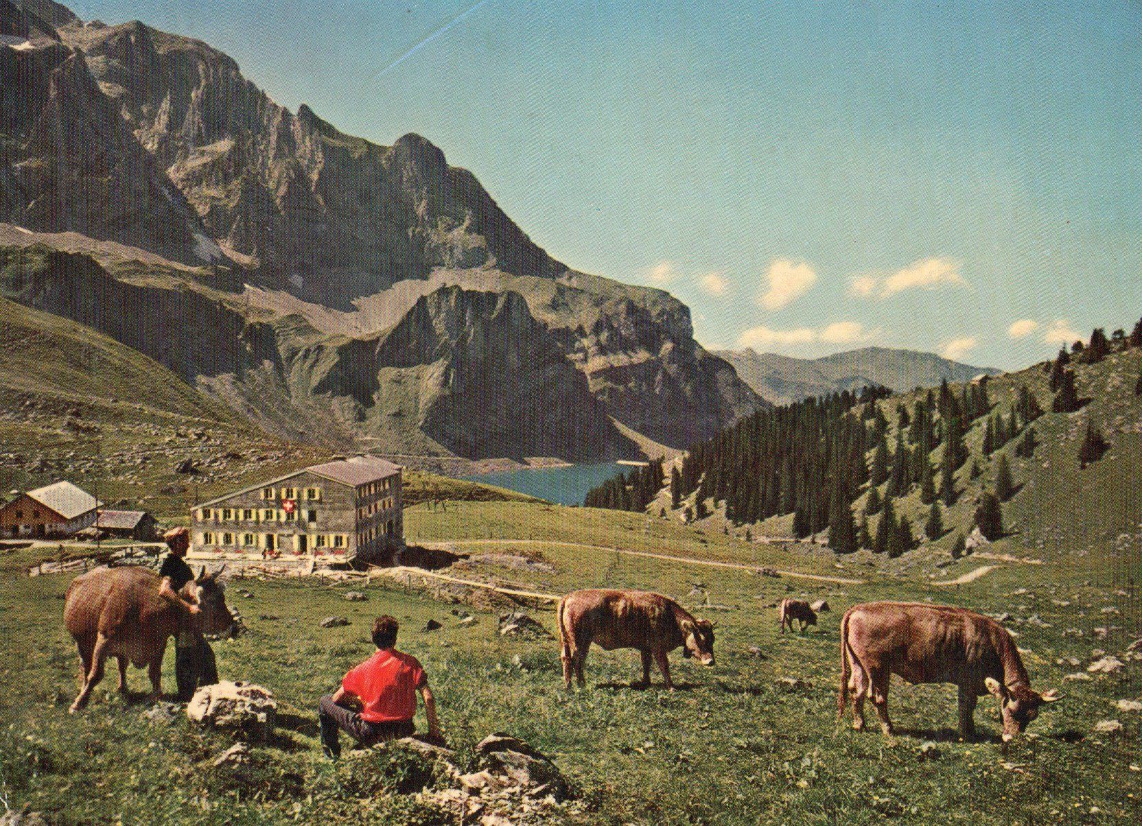 Ansichtskarten: Bannalp - Berghaus Urnerstaffel – Gebraucht aus Melano von pisonsdro