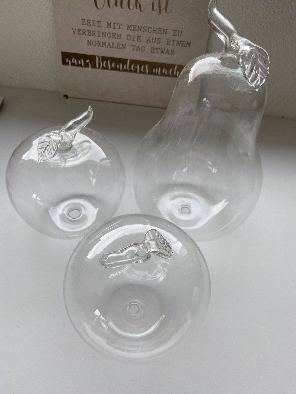 Bicchieri: Deko Glas Apfel und Birne – Usato da Herzogenbuchsee venduto da ameise02 2