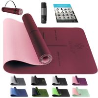 KESSER® Yogamatte TPE Fitnessmatte Gymnastikmatte Pilates