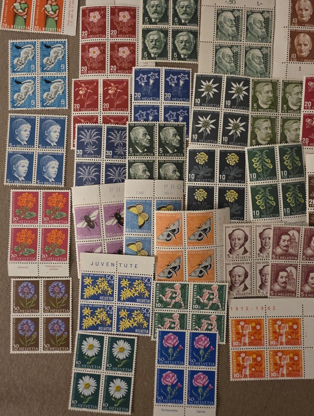 Alle Briefmarken: Pro juventute Viererblock – Neu (gemäss Beschreibung) aus Bern von Kocholo 3