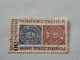 Briefmarke Norddeutscher Postbezirk BRD gestempelt