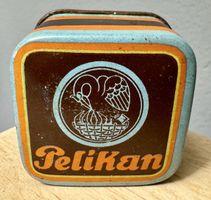 Pelikan Farbbanddose / alte Blechdose für Farbband