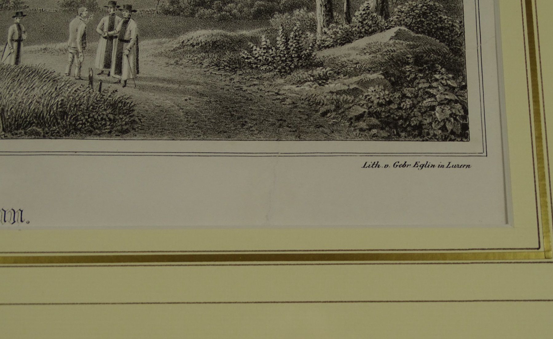 Incisioni: KLOSTER ST. URBAN, LITHOGRAPHIE UM 1850 – Usato da Grüningen venduto da Kartensammler 8