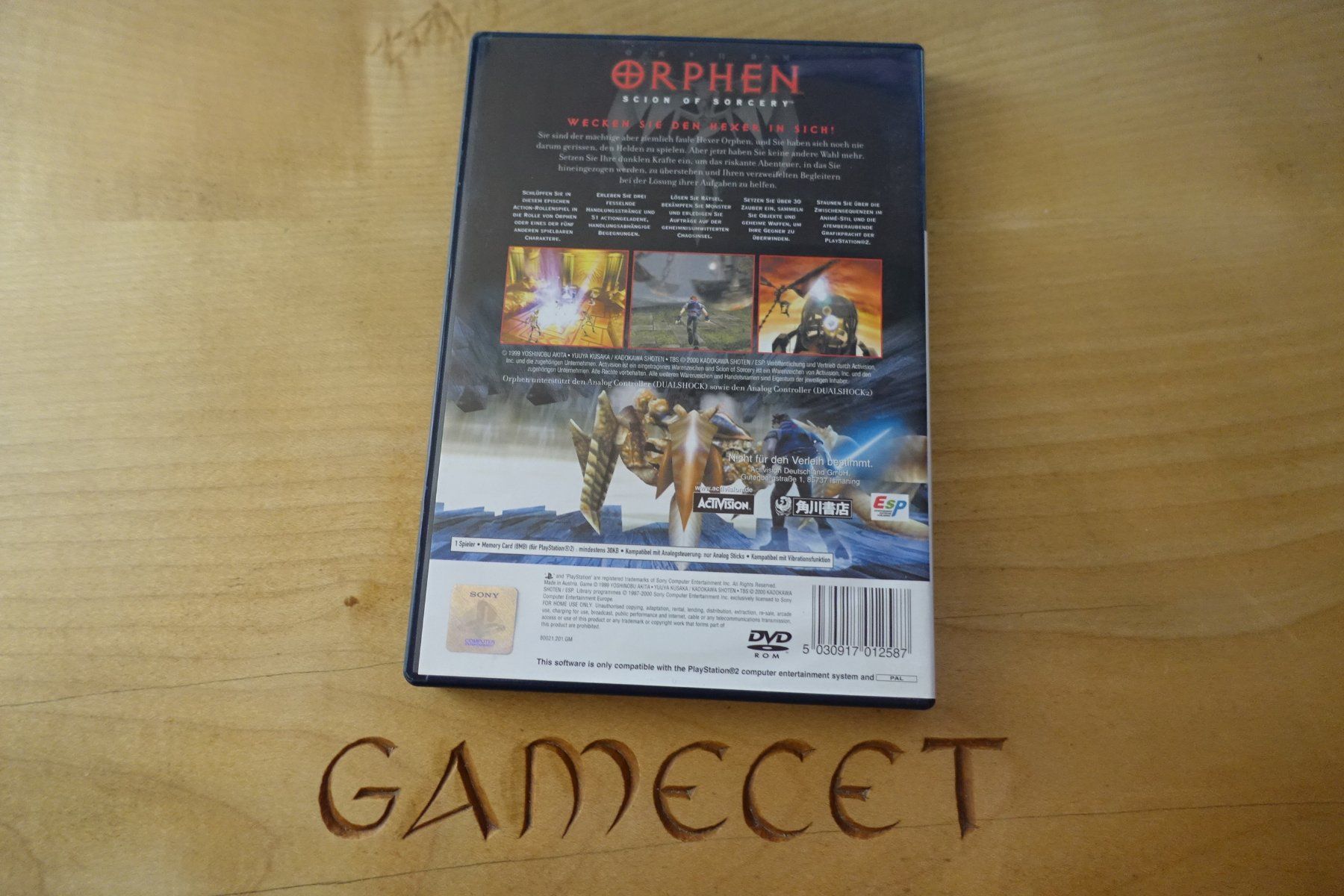 Sony Giochi: Orphen: Scion of Sorcery – Usato da Steinach venduto da Gamecet 2