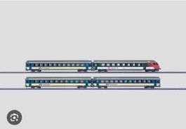 Märklin H0 – Rame CFF/SBB avec voitures Lichtenbergh