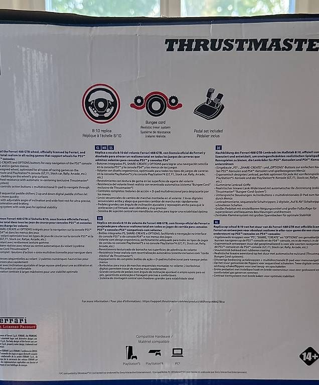 Thrustmaster Controller: Gaming Lenkrad – Nuovo e nell'imballaggio originale da Siselen BE venduto da WagenZuBauen