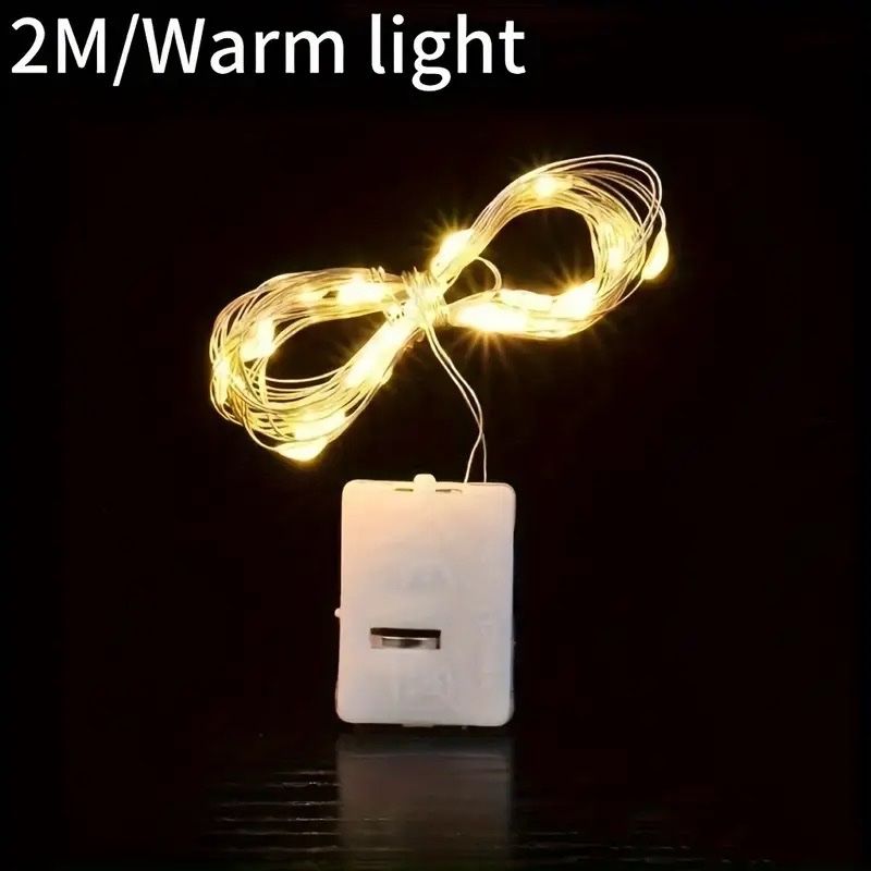 Ghirlande e barre luminose: Lichterkette 2m, 3 verschiedene Modi, 20 LED – Nuovo e nell'imballaggio originale da Wettingen venduto da Chnoelleli
