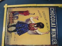 Chocolat Menier Blechschild ca. 27 x 35 cm, nicht Neu