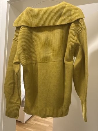 COS Ribbed Wool Sweater Yellow Size XS