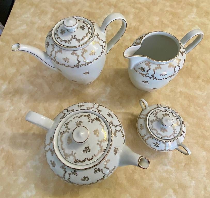 Set di piatti: Winterling Marktleuthen Bavaria 12er Kaffee- Teeservice, Top – Usato da Zollikon venduto da LouisArmstrong 4