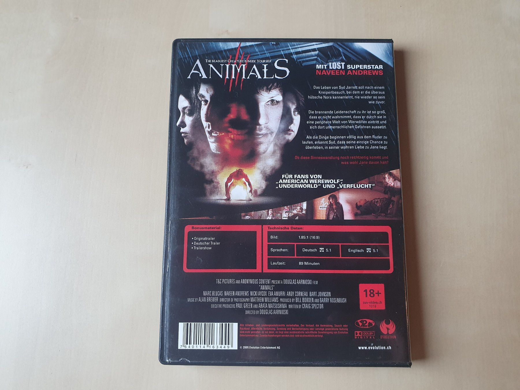 Tutti i DVDs: Animals – Usato da Stansstad venduto da collectorsshop 1