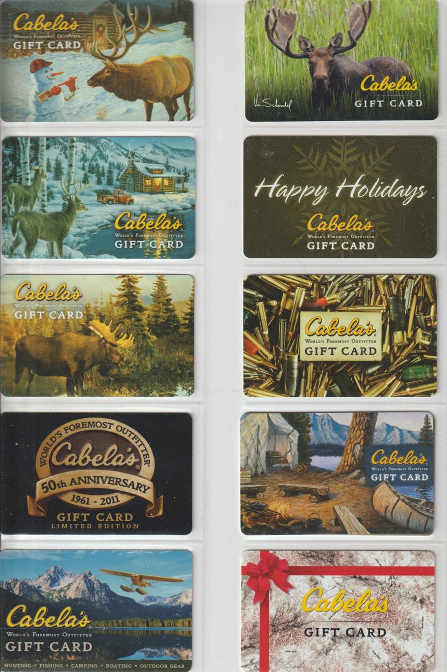 Cartoline: Cadeau Cabela's USA pour collection – Usato da Romanel-sur-Lausanne venduto da Claude06