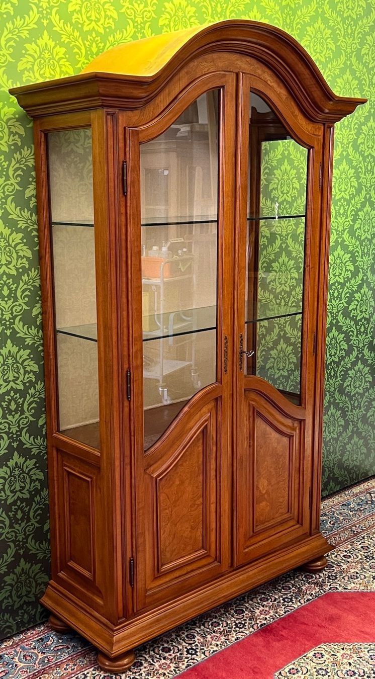 Vetrine: Biedermeier Vitrine Kirschbaum Barock Gründerzeit SELVA – Usato da Gemünden venduto da GEUENWALD 9