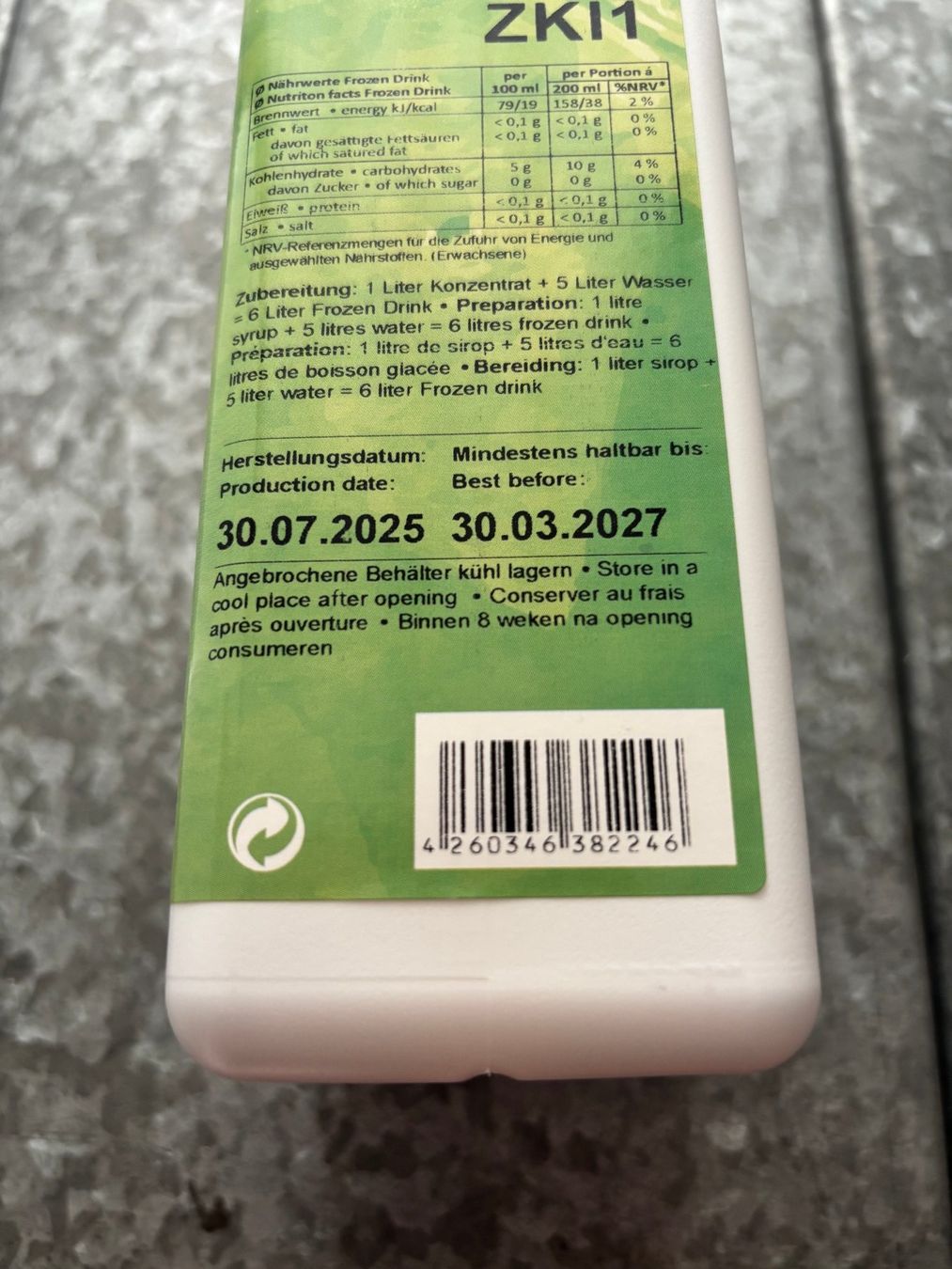 Aliments & Spécialités: Slush Ice Konzentrat Kirsche – Neuf avec emballage d'origine à Eschenbach SG par kohag 1