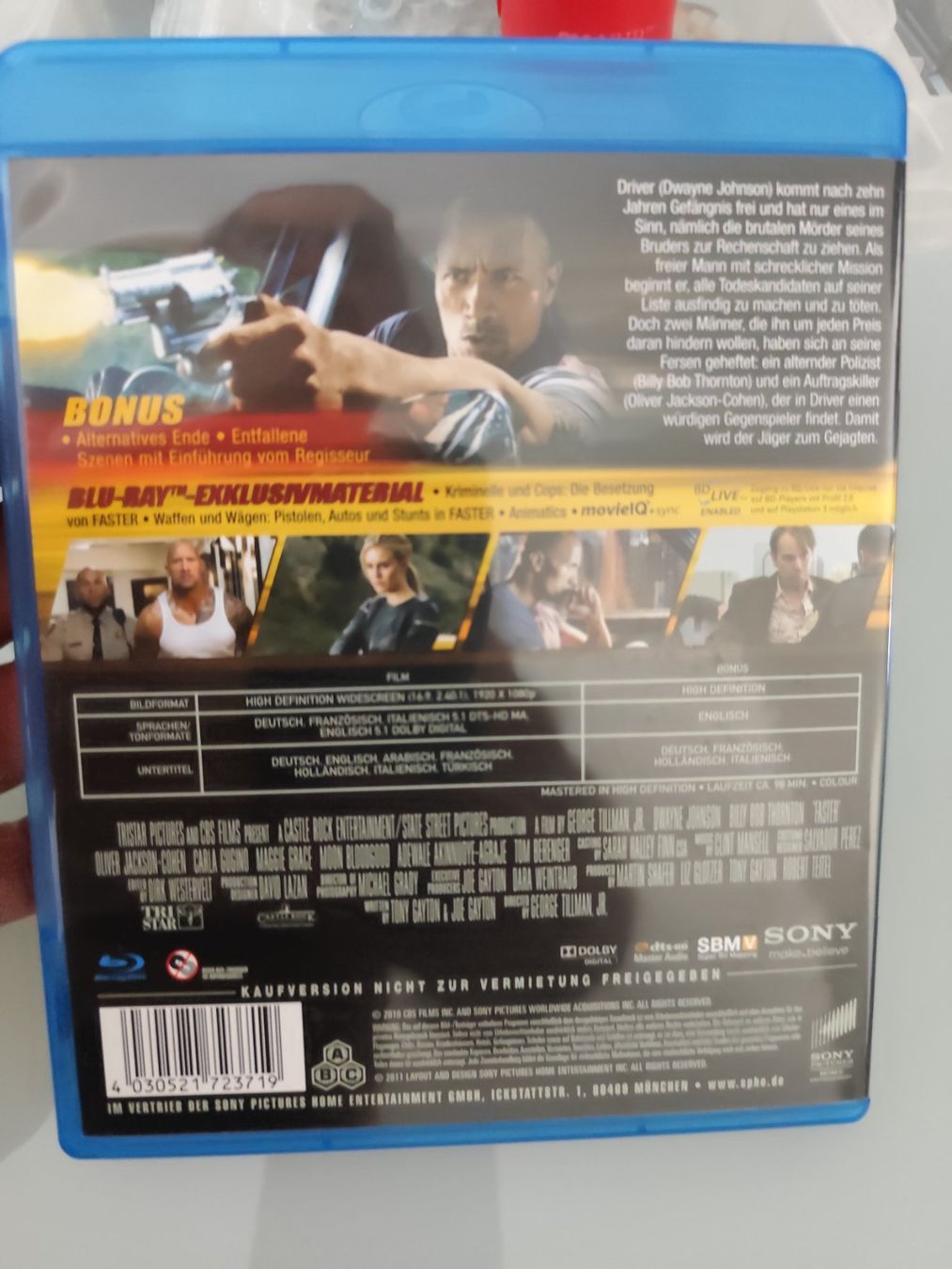 Tutti i DVDs: Faster (Dwane Johnson) – Usato da Oetwil an der Limmat venduto da Fernando-bras 1