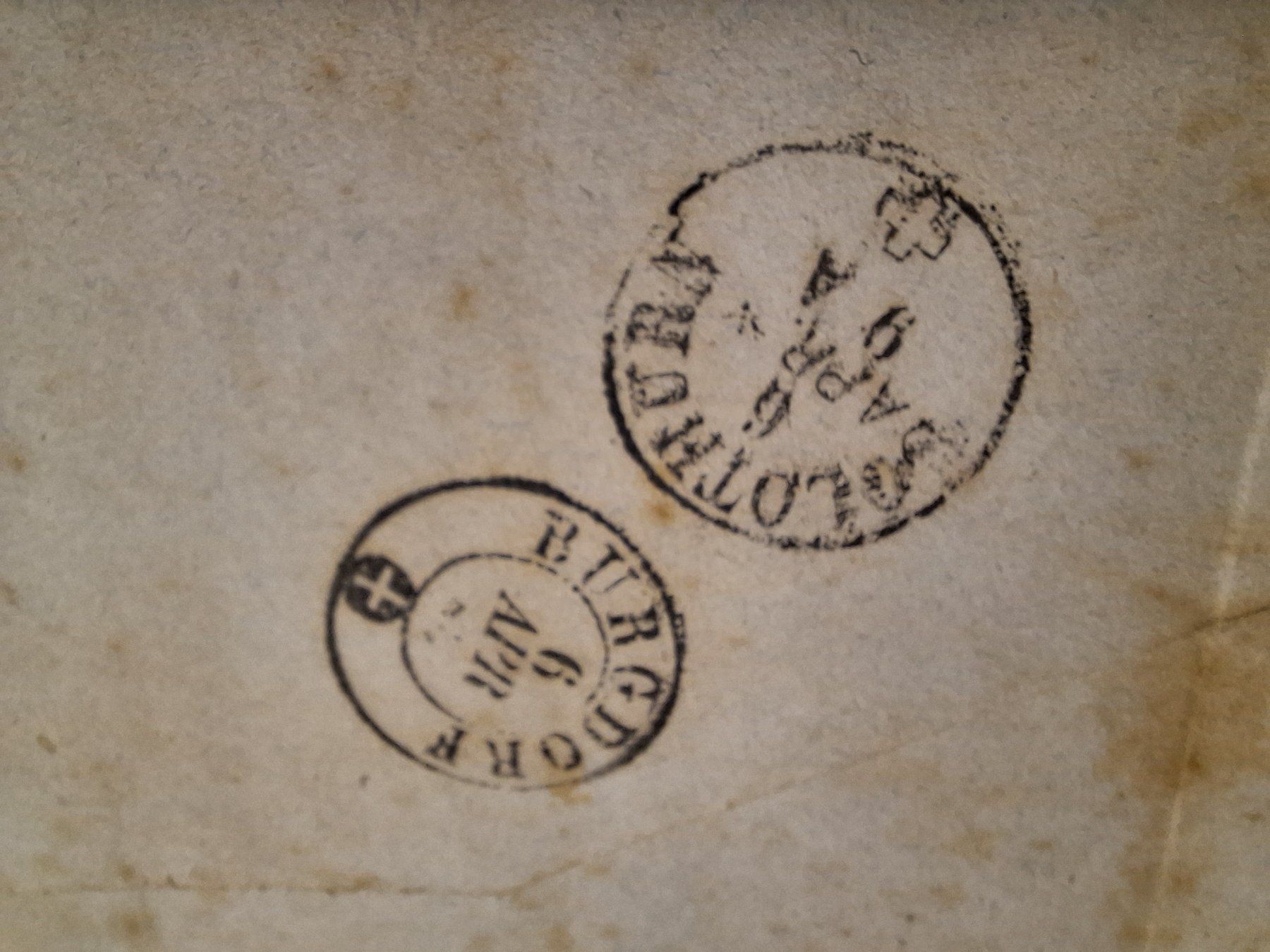 Alle Briefmarken: Strubelbrief 22G / 25G Langnau Kat. 300.- – Gebraucht aus Balgach von SIMEON27 3