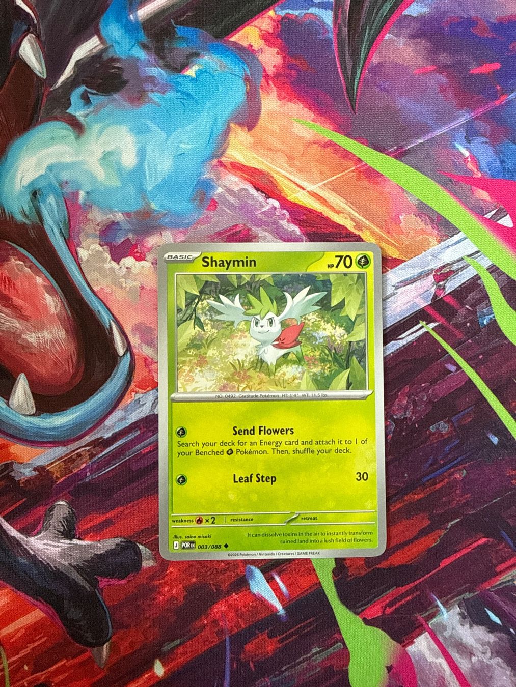 Pokémon Carte collezionabili: Shaymin Normal 003/088 Perfect Order English – Usato da Thun venduto da venneck
