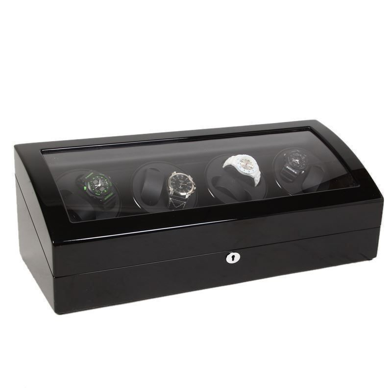 Uhren: Uhrenbeweger Pianolack Uhrenbox 8+9 Uhr – Neu (gemäss Beschreibung) aus Thun von Top32