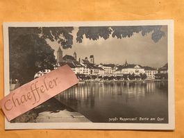30981 Rapperswil. Partie am Quai