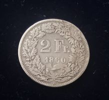 2 Franken 1860 Silber ab Fr. 65.- Sonder- Angebot nur 3 Tage