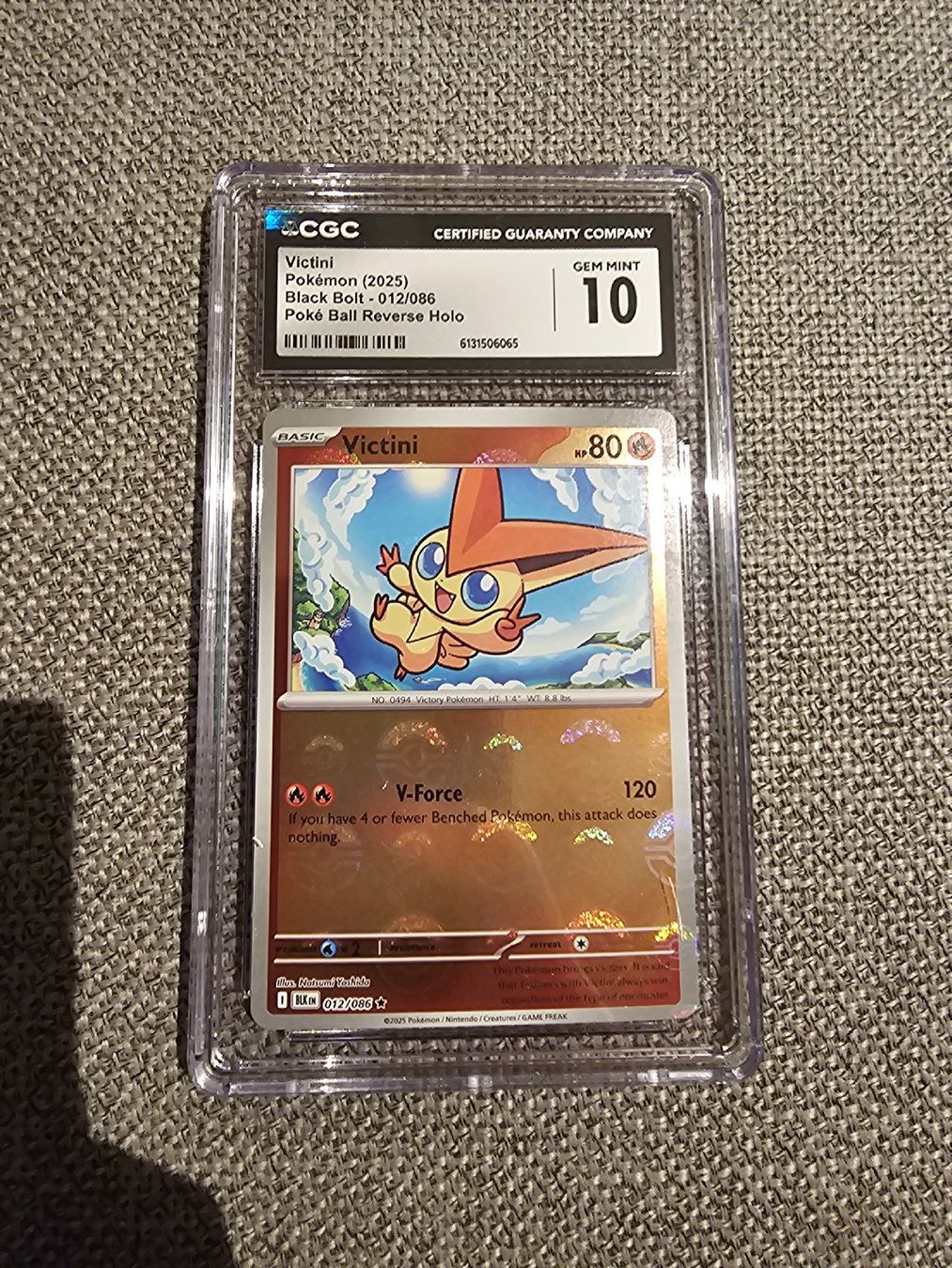 Pokémon Carte collezionabili: CGC Pokémon Victini Card – Nuovo e nell'imballaggio originale da Malters venduto da King1901