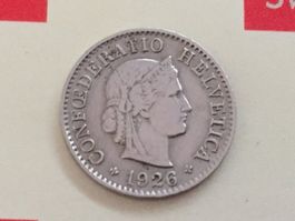 5 Rappen 1926 vz, nur 3,0 Mio!