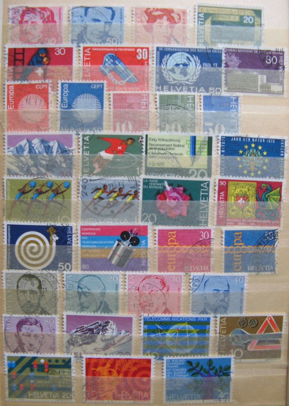 Alle Briefmarken: Werbemarken 1960 - 1972 gestempelt – Gebraucht aus Frauenfeld von Interessent1 3